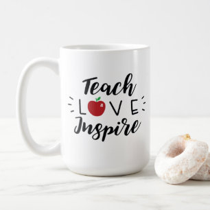 Teach Liebe Inspirierte Kaffee Tasse