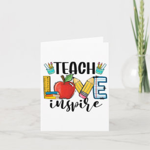 Teach Liebe Inspirierte Shirt Funny CK to School T Karte