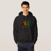 Teach Love Inspire Christmas tree with red plaid l Hoodie (Vorne ganz)