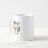 Teach Love Inspire Shirt Funny Ck To School Teache Kaffeetasse (Vorderseite Links)
