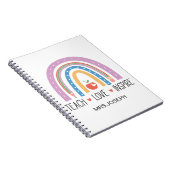 Teach Love Inspire Teacher  Notizblock (Rechte Seite)
