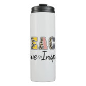 Teach, Love, Inspire Thermosbecher (Vorderseite)