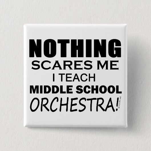 Teach Middle School Orchestra Button (Vorderseite)