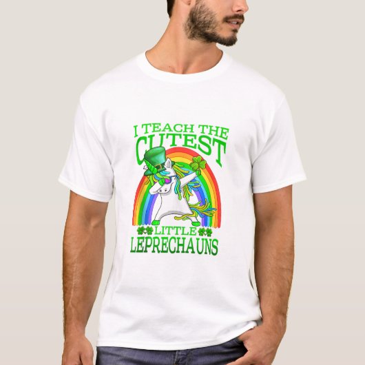 Teach Niedliche Leprechauns St. T-Shirt (Vorderseite)