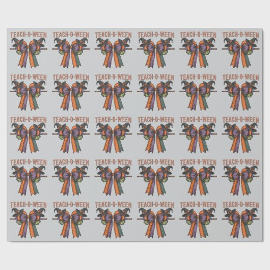 Teach-O-Ween Geschenkpapier (Flach)