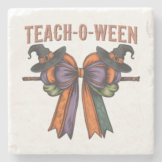 Teach-O-Ween Steinuntersetzer (Vorderseite)