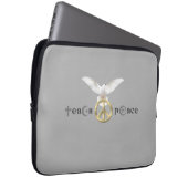 Teach Peace | 13" Laptopschutzhülle (Vorne Rechts)
