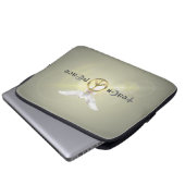Teach Peace | 13" Laptopschutzhülle (Vorne Knopf)