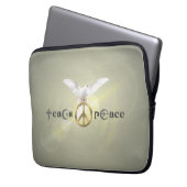 Teach Peace | 13" Laptopschutzhülle (Vorderseite Links)