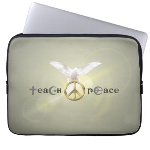 Teach Peace   13" Laptopschutzhülle
