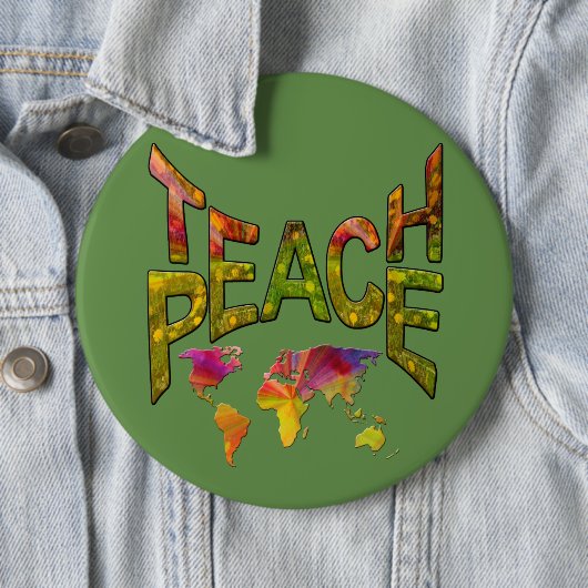 Teach-Peace-Bewegung Button (Beispiel)