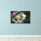 Teach-Peace-Bewegung Leinwanddruck (Insitu (Holzboden))