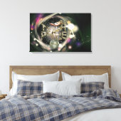 Teach-Peace-Bewegung Leinwanddruck (Insitu (Schlafzimmer))