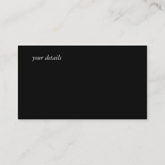 Teach-Peace-Bewegung Visitenkarte (Rückseite)