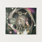 Teach-Peace-Bewegung Wandteppich (Vorderseite (Horizontal))