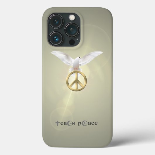 Teach Peace | Case-Mate iPhone Hülle (Rückseite)