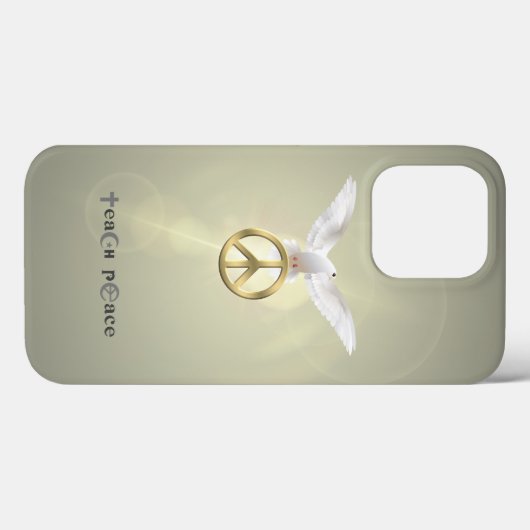 Teach Peace | Case-Mate iPhone Hülle (Rückseite (Horizontal))