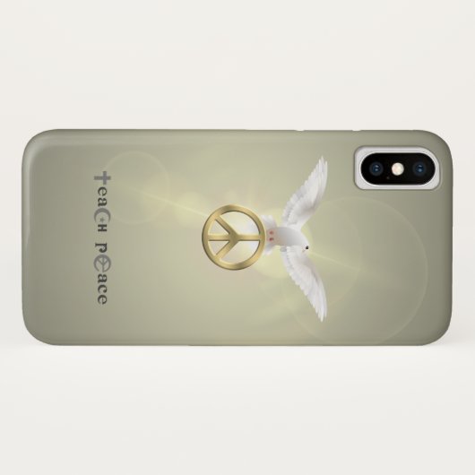 Teach Peace | Case-Mate iPhone Hülle (Rückseite (Horizontal))