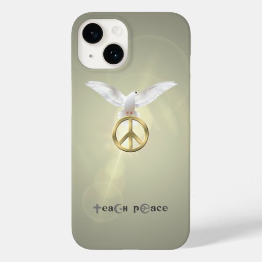 Teach Peace | Case-Mate iPhone Hülle (Rückseite)