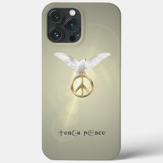 Teach Peace | Case-Mate iPhone Hülle (Rückseite)