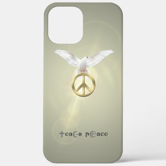 Teach Peace | Case-Mate iPhone Hülle (Rückseite)