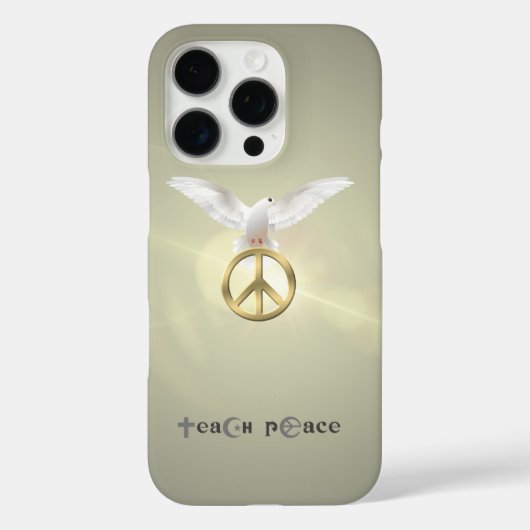 Teach Peace | Case-Mate iPhone Hülle (Rückseite)