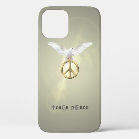 Teach Peace | Case-Mate iPhone Hülle (Rückseite)