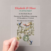 Teach Peace Christmas Ansammlung Acryleinladungen (Insitu (Handheld))