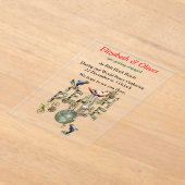 Teach Peace Christmas Ansammlung Acryleinladungen (Ablage )