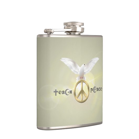 Teach Peace | Flachmann (Rechts)