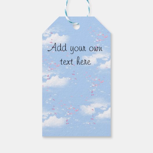 Teach Peace Geschenkanhänger (Rückseite)