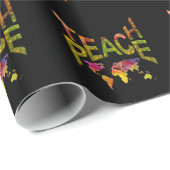 Teach Peace Geschenkpapier (Rolleneckpunkt)