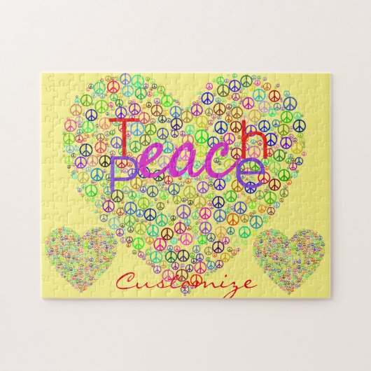Teach Peace Heart Thunder_Cove Puzzle (Horizontal)