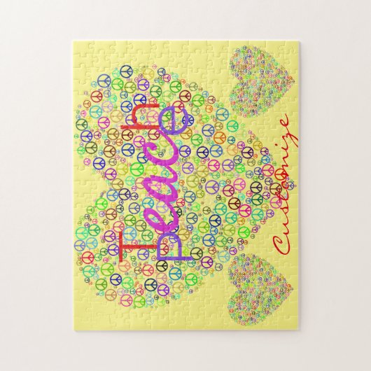 Teach Peace Heart Thunder_Cove Puzzle (Vertikal)