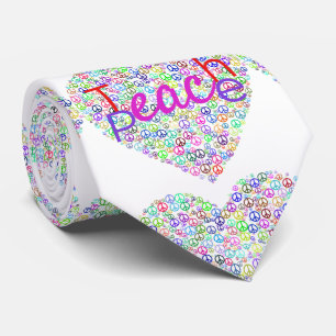 Teach Peace Herz Thunder_Cove Krawatte
