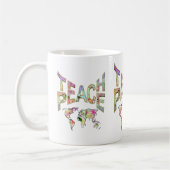 Teach Peace Kaffeetasse (Links)