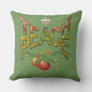 Teach Peace Kissen