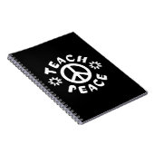 Teach Peace Notizblock (Rechte Seite)