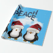 Teach Peace Penguins Geschenkpapier (Ungerollt)