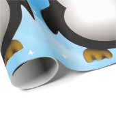 Teach Peace Penguins Geschenkpapier (Rolleneckpunkt)