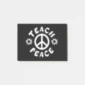 Teach Peace Post-it Klebezettel (Vorderseite)