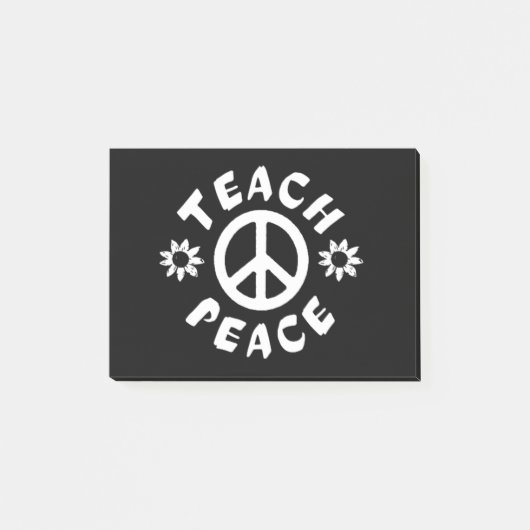 Teach Peace Post-it Klebezettel (Vorderseite)