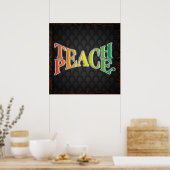 Teach Peace Poster (Küche)
