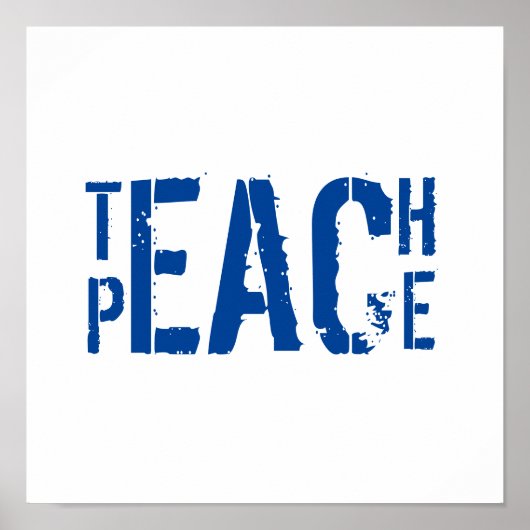 Teach Peace Poster (Vorne)