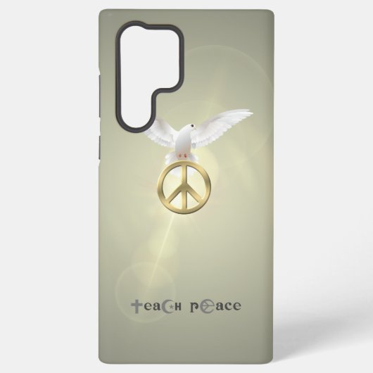 Teach Peace | Samsung Galaxy Hülle (Rückseite)