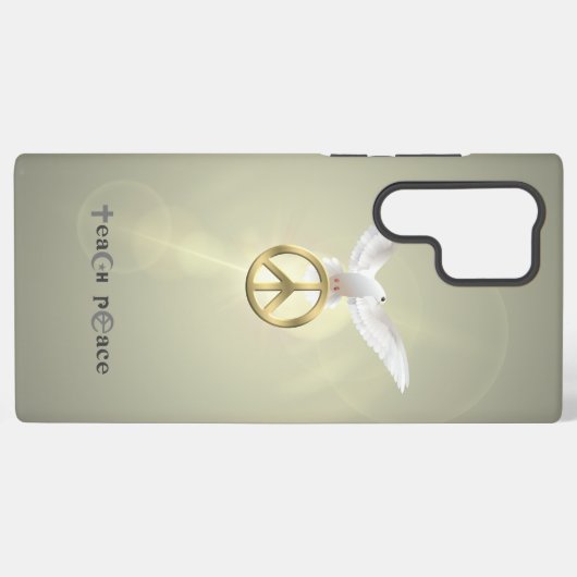 Teach Peace | Samsung Galaxy Hülle (Rückseite (Horizontal))