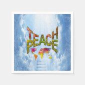 Teach Peace Serviette (Vorderseite)