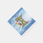 Teach Peace Serviette (Ecke)