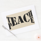 Teach Peace Sticker (Umschlag)