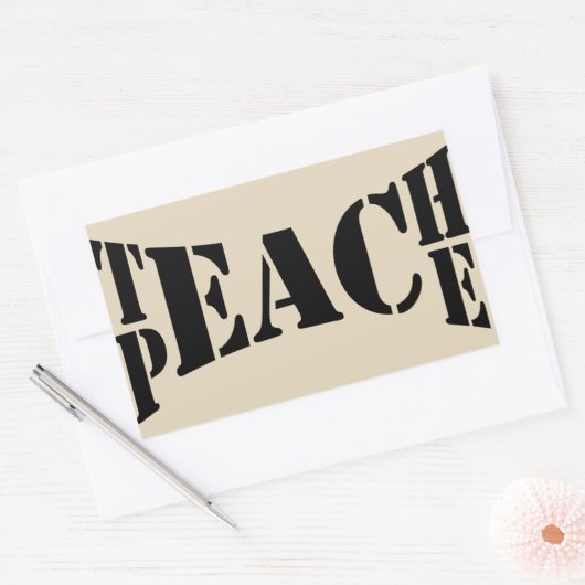 Teach Peace Sticker (Umschlag)